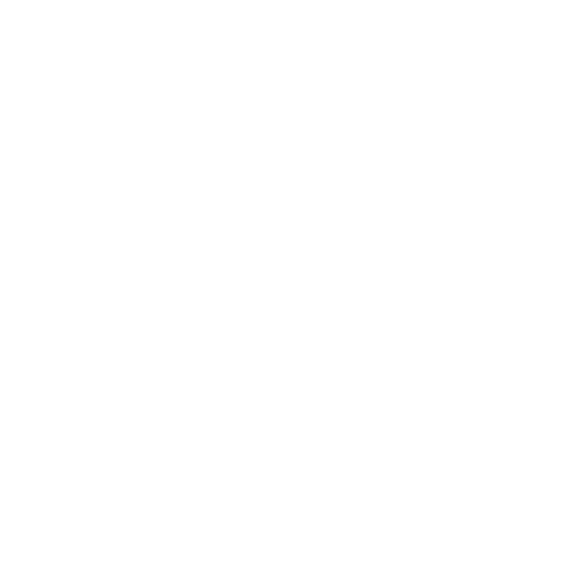 White phone and clock icon on a transparent background, depicting communication or customer service availability.